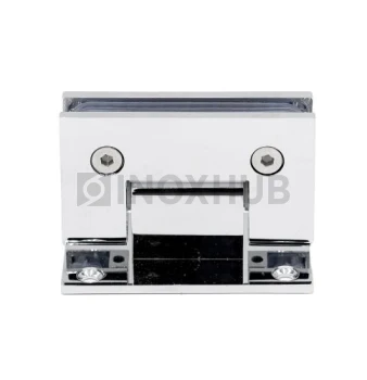 Петля (301 PBrass) стена-стекло (без фаски) центральное крепление, латунь, полированный хром