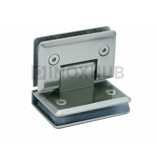 Петля (304 SC) стекло-стекло 90°, матовый хром