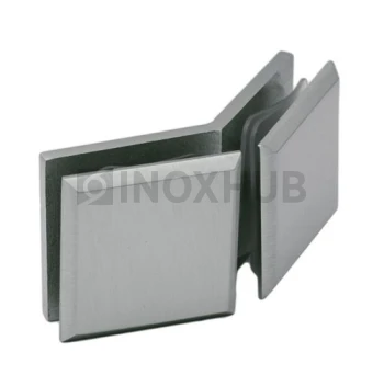 Коннектор (726 SC) стекло-стекло 135°, матовый хром