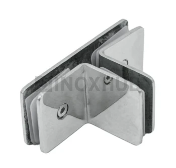 Коннектор (737 PSS) 3 стекла (без фаски), нерж. сталь полированная