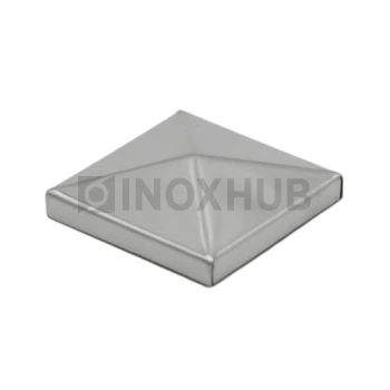 Заглушка сварная, 40.0×40.0 мм, AISI 304, GRIT 600