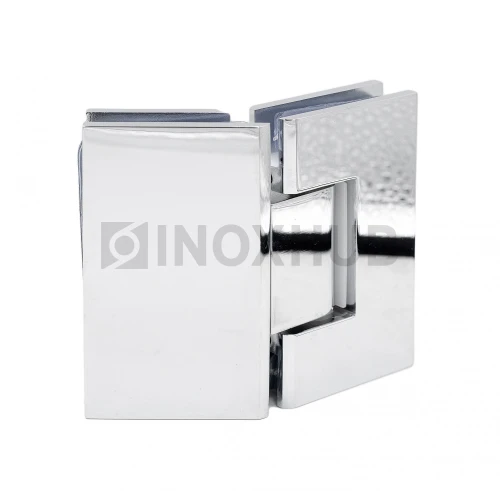 Петля (302 PBrass) стекло-стекло 135° (без фаски), латунь, полированный хром