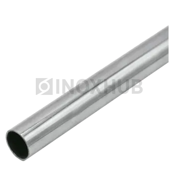 Труба круглая AISI 201, ASTM A554, Ø12.0×1.0×4000 мм, GRIT 600