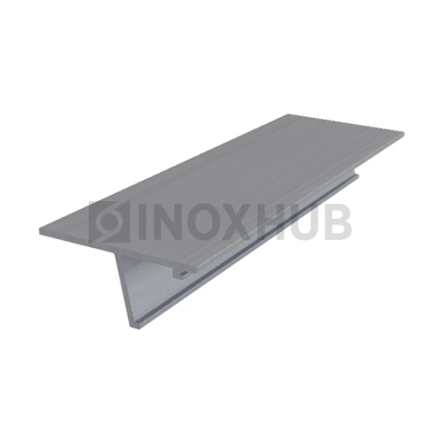 Крышка 28.5 на профиль 102 для стекла 10-12 мм, L=3000, не анодированный алюминий