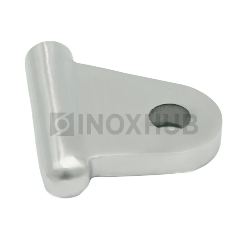 Серьга для крепления рутеля к тяге, AISI 316, GRIT 320