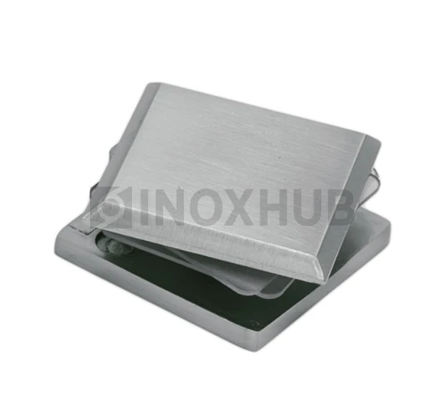 Коннектор (721 SС) стекло-стена 1 отверстие, хром матовый