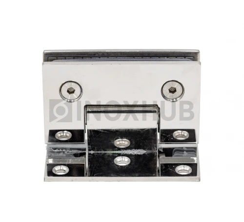 Петля (305 PSS) стена-стекло (без фаски) одностороннее крепление, нерж. сталь полированная