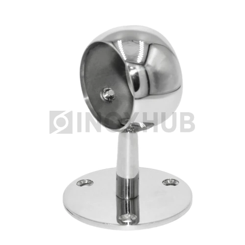 Пристенное крепление "кольцо" Ø50.8 мм, AISI 304, GRIT 600