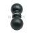 Кноб шар (698 BLC), стекло 6.0-12.0 мм, Черный мат