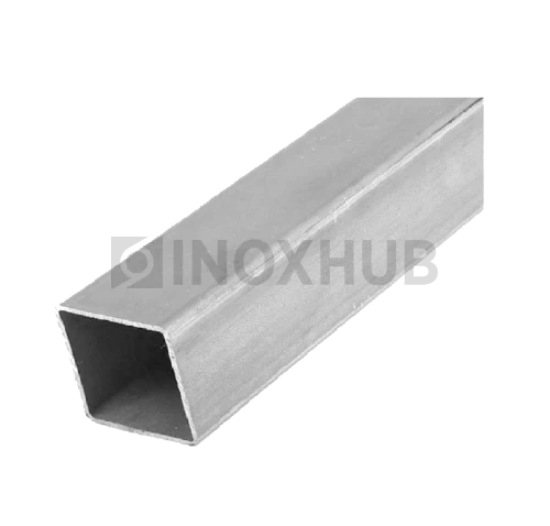 Профильная труба AISI 304, 25×25×1.2×6000 мм, GRIT 320