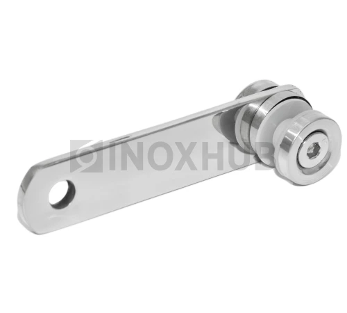 Стеклодержатель пластина оконечный, стекло 6.0-18.0 мм, AISI 316, GRIT 600