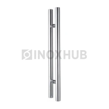 Ручка (633-600 SSS) 25×425×600 мм, стекло 8-12 мм, нерж. сталь матовая