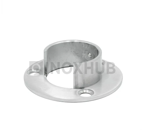 Фланец для поручня с пазом, Ø48.3 мм, AISI 304, GRIT 320