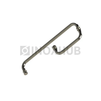 Ручка-полотенцесушитель (626-450х200 SSS), Ø19.0 450х200, нерж. сталь матовая