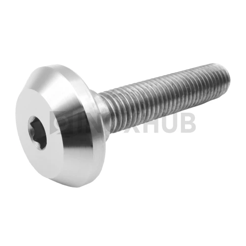 Винт М14, шаг Р=2 длина 80 мм, AISI 316, GRIT 320