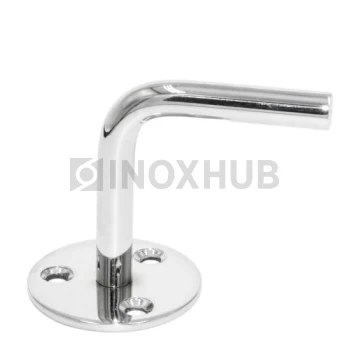 Крепление пристенного поручня без ложемента сварное, AISI 316, GRIT 600