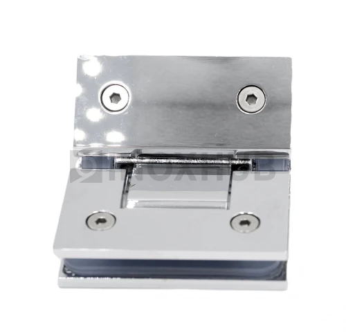 Петля (302 PBrass) стекло-стекло 135° (без фаски), латунь, полированный хром