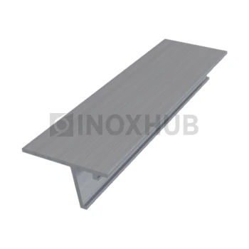 Крышка 24.5 на профиль 102 для стекла 16-20 мм, L=6000, не анодированный алюминий